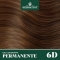 3 Dosi - Gel hair dye 300 ml - 6D Golden Dark Blonde