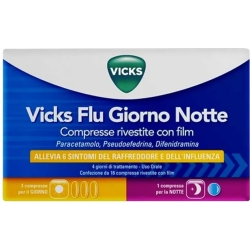 Flu - Flu symptoms 12 Tablets day + 4 tablets night