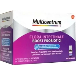 Flora Intestinale Boost Probiotici - Probiotic Supplement 8 Vials
