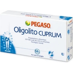 Oligolito Cuprum - sterile physiological solution 20 oral vials