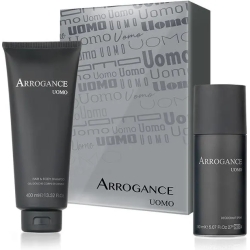 Uomo Gift Set - Hair & Body Shampoo 400 ml + Deodorant 150 ml Spray