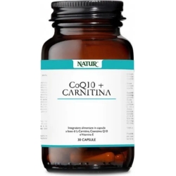 Coq10 + Carnitine - energy supplement 30 capsules