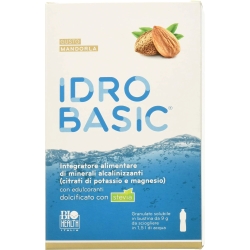 Idrobasic - Magnesium and potassium supplement 15 sachets almond