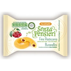 Senza Pensieri Buranellini - Gluten-free cherry filled donut 30 g