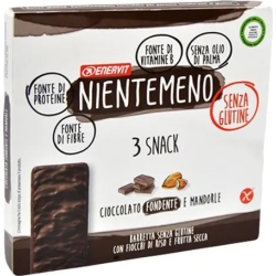 Nientemeno - 3 energy bars Dark chocolate and almonds 33 g