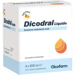 Dicodral Liquidido - dietary treatment for diarrhea 4x200 ml