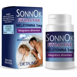 Sonnok Fitoactive Melatonin 1mg - sleep aid Supplement 200 tablets