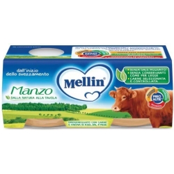 Beef and rice flour baby food 2x120 g
