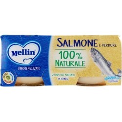 Salmon and vegetables baby food 2x80 g