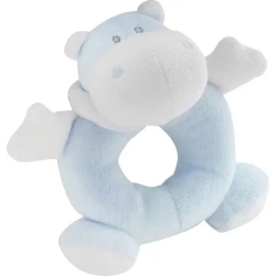 Bombo - Round Rattle color Light blue