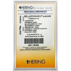 Belladonnasup - Homeopathic remedy for flu 10 Suppositories