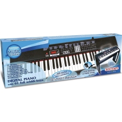 Music Academy - Digital Piano 61 Keys with Wooden Legs