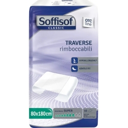 Classic - 10 incontinence bed pads 80x180 cm