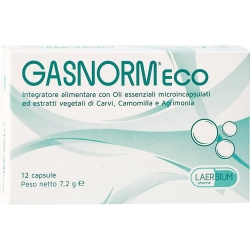 Gasnorm Eco - fibre supplement 12 capsules