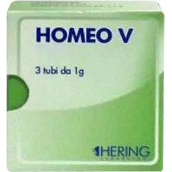 Homeo V - homeopathic remedy for flu 3 tubes of granules single dose