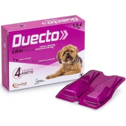 Duecto cani 1.5-4 kg - spot on flea treatment 4x0.44 Ml