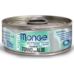 Kitten - Wet Food for kittens  Bonito Tuna & Aloe 80 gr