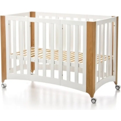 Suecia 6 in 1 - Cot with Mattress and Complete duvet Gray