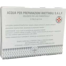 Water for injections - 5 vials of 5 ml