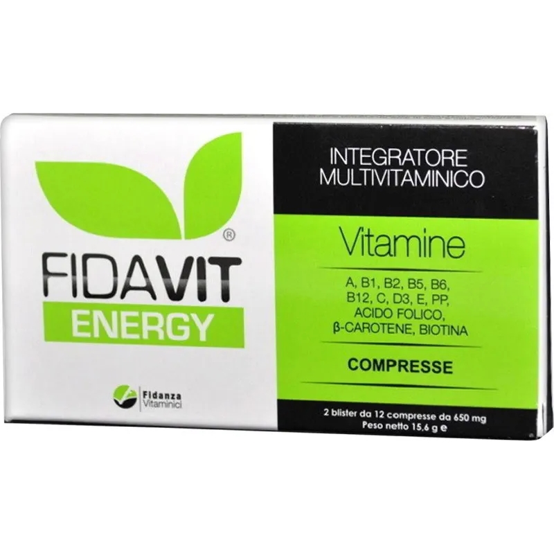 Fidavit energy - vitamins and minerals supplement 24 tablets