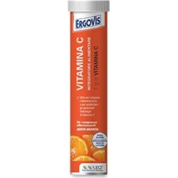 Ergovis Vitamin C - Vitamins and Minerals Supplement 20 tabs