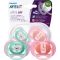 ultra air 18m + - 2 pink pacifiers assorted models
