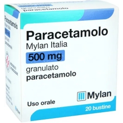 Paracetamolo Mylan 500 mg - antipyretic and reliever 20 sachets