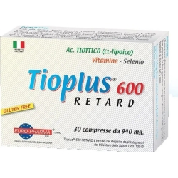 Tioplus 600 Retard - Glucose level supplement 30 tablets