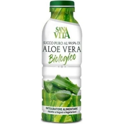Sanavita Aloe Bio Pure Juice - Detox and Body Cleanse Supplement 500 ml