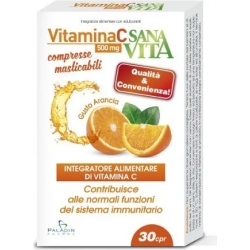 Sanavita Vitamin C - Vitamins and Minerals Supplement 30 tabs