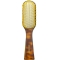 Cushion Brush Jaspe Rectangular With Peaks In Metal Gold N.108G