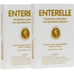 dietary supplement with probiotics enterelle 24 capsules
