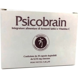 Psicobrain - Probiotics and vitamin C Supplement 30 capsules