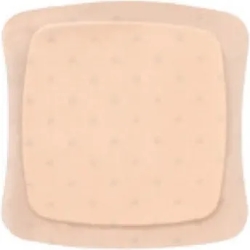 Aquacel Ag Foam - 10 Adhesive dressings 8 cm X 8 cm