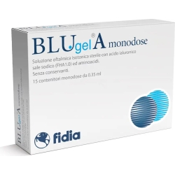 Blugel A - Moisturizing eye drops 15 vials 0.35 ml