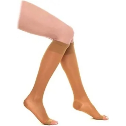 Modasana - 12-15 mmHg open toe knee-highs - 70 den Size 5 Playa