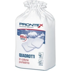 Prontex - Quadrotti - 50 pieces of pre-cut and trimmed cotton size 8 cm x 8 cm
