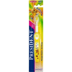 President Baby 0-4 - soft toothbrush assorted colors