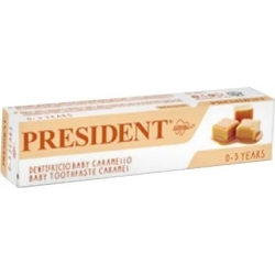 President 0-3 years - Baby toothpaste Caramel 30 ml