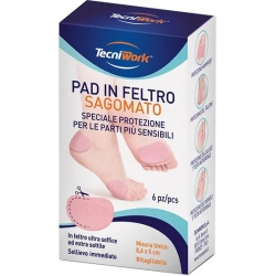 Pad In Feltro Sagomato - 6 foot protectors size 8,6 cm X 5 Cm