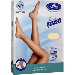 Linea Classica - Open-toe knee-high 70 den size 4 color Medium