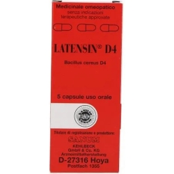 Latensin D4 - homeopathic remedy 5 capsules