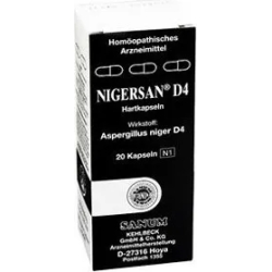 Nigersan D4 - homeopathic remedy 20 capsules