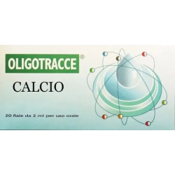 Oligotracce Calcio - calcium supplement 20 vials of 2 ml