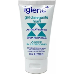 Igiene+ Hand cleansing gel with antibacterial 80 ml