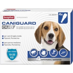 Caniguard Duo Dog - Protection for dogs 10 to 20 kg 4 pipettes