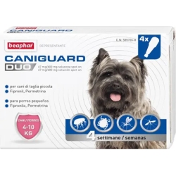 Caniguard Duo Dog - Protection for dogs from 4 to 10 kg 4 pipettes