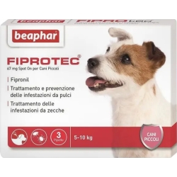 Fiprotec - Parasite Spot On for Dogs 3 pipettes of 67 mg