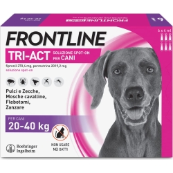 Tri-Act - Dog protection size L 20/40 kg 6 Pipettes