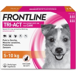 Tri-Act - Dog protection size 5/10 kg 6 Pipettes
